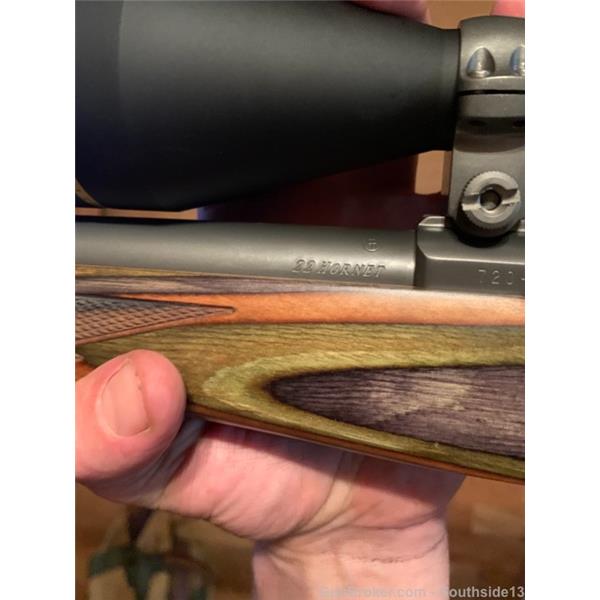 .22 Hornet 77 Series Rare Ruger All Weather 77/22Hornet with Leupold Scope 24 inch " barrel