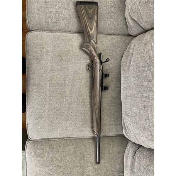 .22 WMR American Rimfire Ruger 22 WM threaded barrel laminate stock 18 inch "