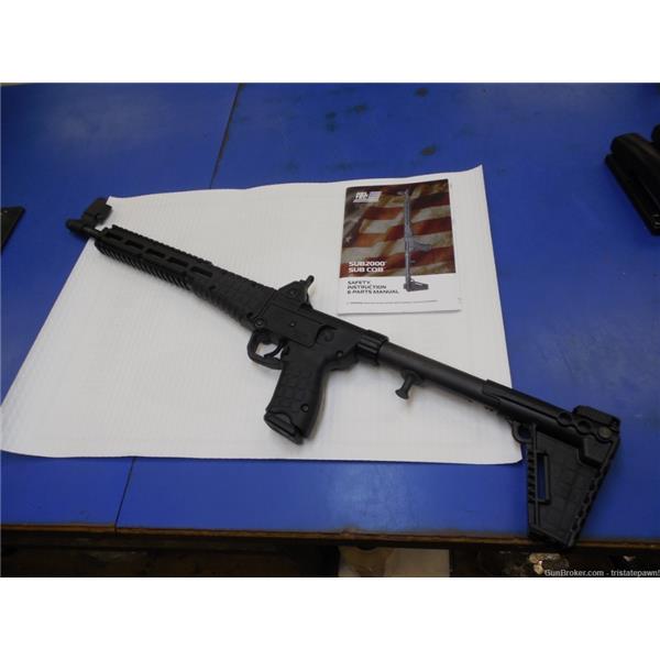9mm Luger Sub 2000 KelTec Kel Tec SUB-2000 Rifle Glock 17 mags NO RESERVE