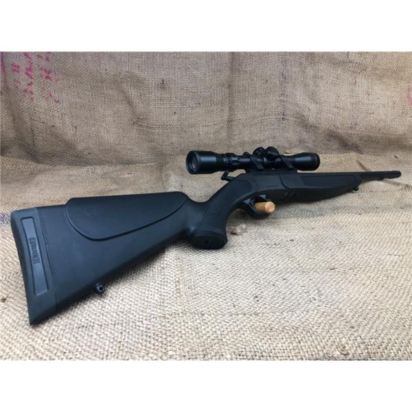.243 Win. Connecticut Valley Arms / CVA Hunter Single Shot Win with Scope bighorn 20 inch " barrel