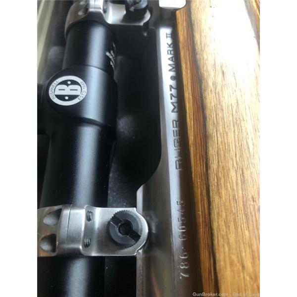 .270 Win. 77 Series Ruger / Sturm, & Co. UNFIRED Stainless Laminated 270 with scope