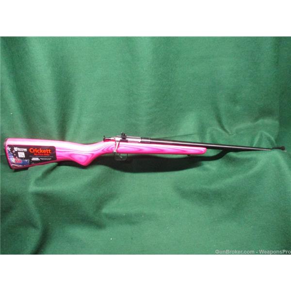 Other Model .22 LR Davey Crickett KSA CRICKETT .22LR PINK WOOD 16"BBL 611613022251