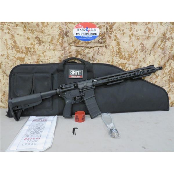 5.56mm Nato (.223 Rem.) Springfield Armory PENNY! SPRINGFIELD SAINT VICTOR AR15, 5.56, W/ 16" BARREL, VERY NICE!!