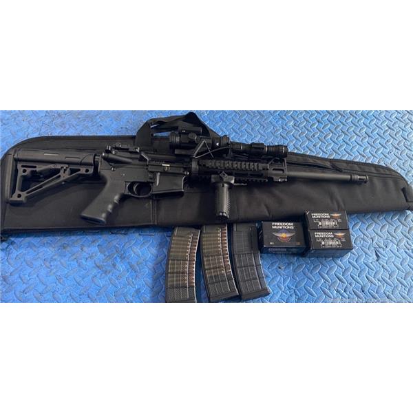 5.56mm Nato (.223 Rem.) Ruger / Sturm, & Co. AR-556, Strikeforce II,Hogue Grip/ Stock/ Fore Grip, 210 Rnds, 3 Mags 16 inch " barrel