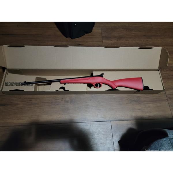 .22 LR Savage Rascal Red 13795 16 inch " barrel