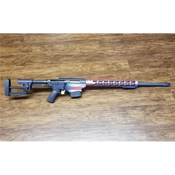 Precision Rifle Ruger / Sturm, & Co. Bolt Action 6.5 Creedmoor Folding Stock American Flag 736676180516 24 inch " barrel