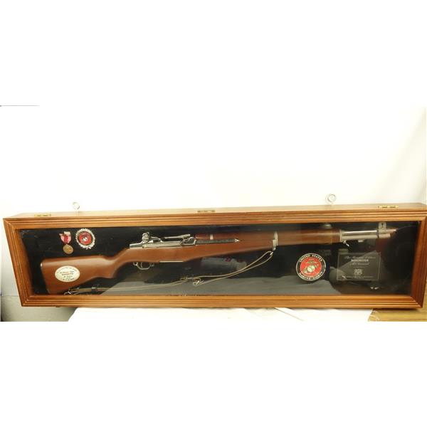 .30-06 US M1 GARAND SHOWCASE EDITION WINCHESTER RIFLE 1 OF 100 NICKEL PLATED 24 inch " barrel