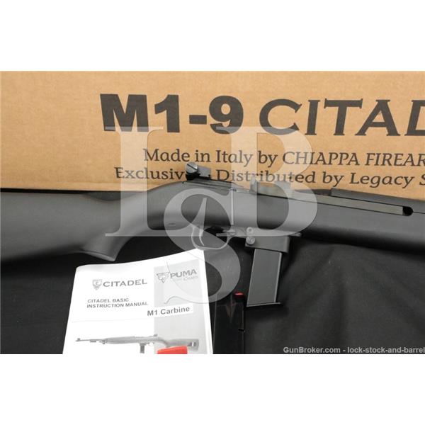 9mm Luger (9x19 Para) Chiappa Firearms Kimar Citadel M1-9 19" Semi-Automatic Rifle, MFD 2014