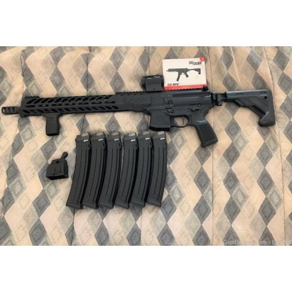 9mm Luger Sig Sauer MPX PCC Rifle