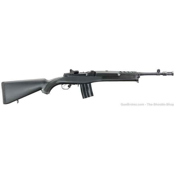 5.56mm NATO Mini-14 Tactical RUGER MINI14 TACTICAL 5.56MM Rifle Threaded 16" 223 5847 Mini 14 736676058471 16 inch " barrel