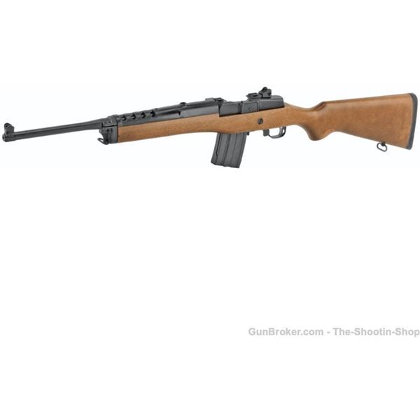 5.56mm NATO Mini-14 Ranch RUGER MINI14 5.56MM Rifle 18" 223 5816 Mini 14 Wood Stock NEW 736676058167 18 inch " barrel