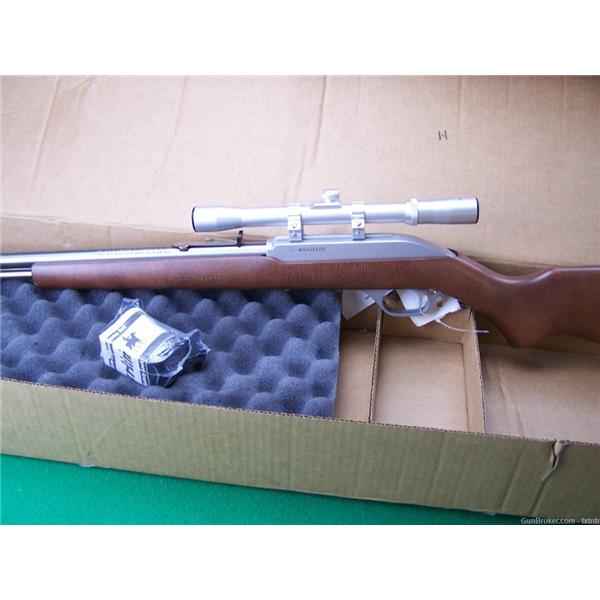 .22 LR 60SB FACTORY NEW, MARLIN 60 SB (70631), COLLECTIBLE, 22LR STAINLESS WITH SCOPE 19 inch " barrel