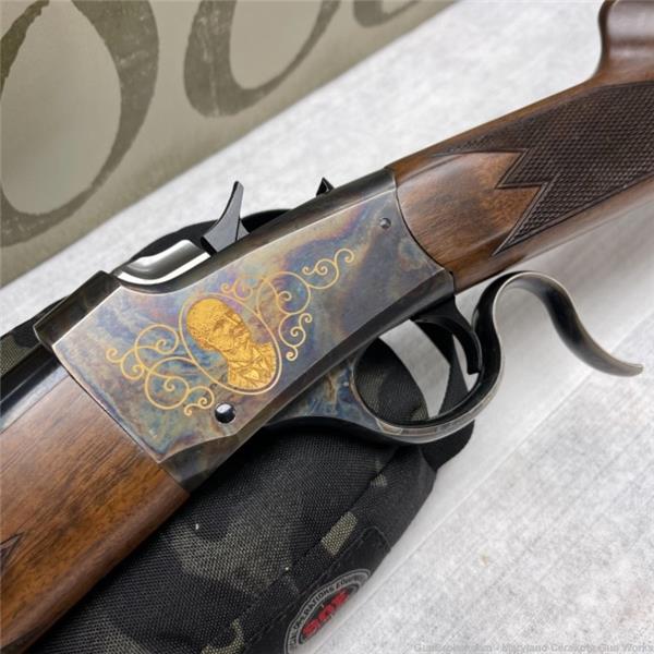.17 HMR Winchester 1885 Low Wall John Browning 150th Commemorative Limited Edition! 25 inch " barrel Model