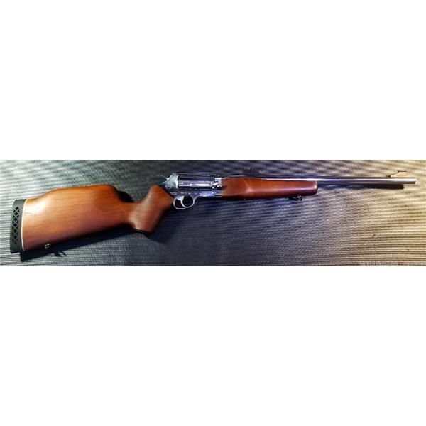 .45 LC/.410 Rossi Circuit Judge 45 Colt / 410-ga. 18.5"""" Polished Stainless Hardwood Monte Carlo 410 Gauge REVOLVER RIFLE 662205985560 SCJ4510SS 18 inch " barrel