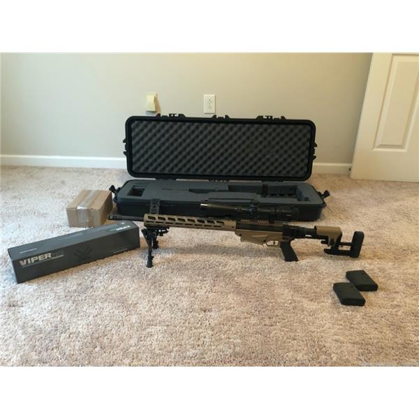 .308 Win. Ruger / Sturm, & Co. Precision Rifle 308 Barrett Brown w/ Vortex Viper PST Gen II 5-25x50 20 inch " barrel