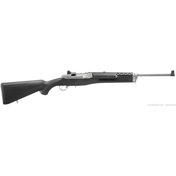 5.56mm Nato (.223 Rem.) Ruger / Sturm, & Co. Factory New Mini-14 Ranch 5.56 Matte SS 5rd Fast Shipping 736676058051 18 inch " barrel