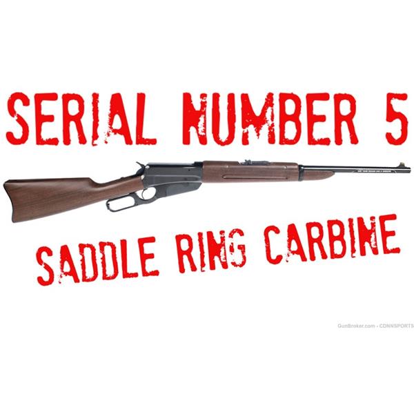 .30-40 Krag Winchester 1895 Serial #5 Saddle Ring Carbine 30-40 KRAG New in Box WIN534134115PC 22 inch " barrel