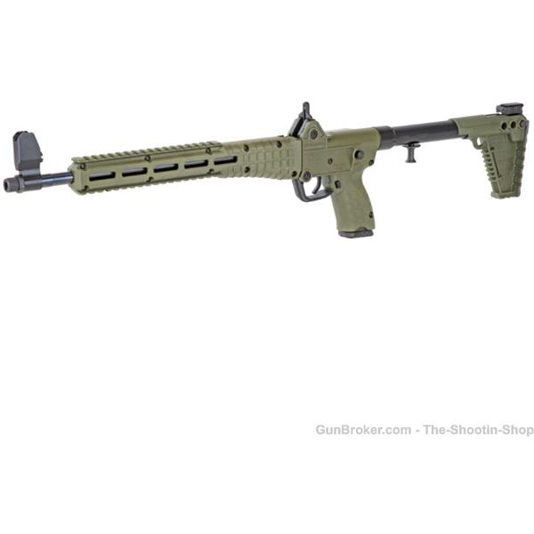 9mm Luger (9x19 Para) Sub 2000 Kel Tec KELTEC SUB 2K 9MM G17 Folding Rifle OD Green GLOCK 17 MAGS Sub2000 17RD NEW 640832004243 16 inch " barrel SUB2K9GLK17BGRNHC