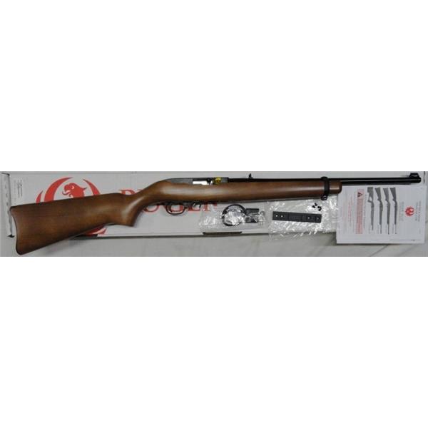 .22 LR Ruger 10/22 Blued Steel 18.5” Hardwood Stock 22 #1103 NIB Buy Now Avail! 736676011032 18 inch " barrel