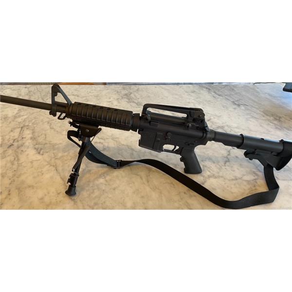 5.56mm Nato (.223 Rem.) Colt AR-15A3 M4 Tactical Carbine .223 Military and Law Enforcement Markings 16 inch " barrel