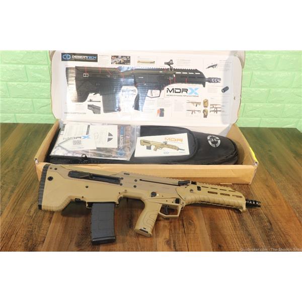 5.56mm Nato (.223 Rem.) DESERT TECH Model MDRx SE Rifle 5.56MM Tactical 20RD AR15 MDR X 556 FDE 16" 138518 16 inch " barrel DTMDRXSFFBACSE