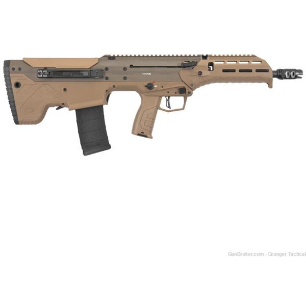 5.56mm Nato (.223 Rem.) DESERT TECH MDRX 5.56 16 INCH BARREL FORWARD EJECT FDE 813865025466 DT-MDRX-SFF-BAC-FE