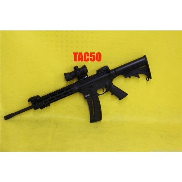 .22 LR M&P 15-22 SPORT Smith & Wesson / S&W MP15 22 22LR SEMI AUTO AR 15 M4 TACTICAL CARBINE W OPTIC 16 inch " barrel