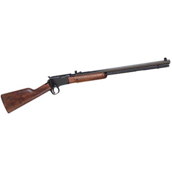 22 LR H003T Henry Repeating Arms Pump Octagon Long Rifle 20" 15+1 American Walnut Stk Blue 619835012012