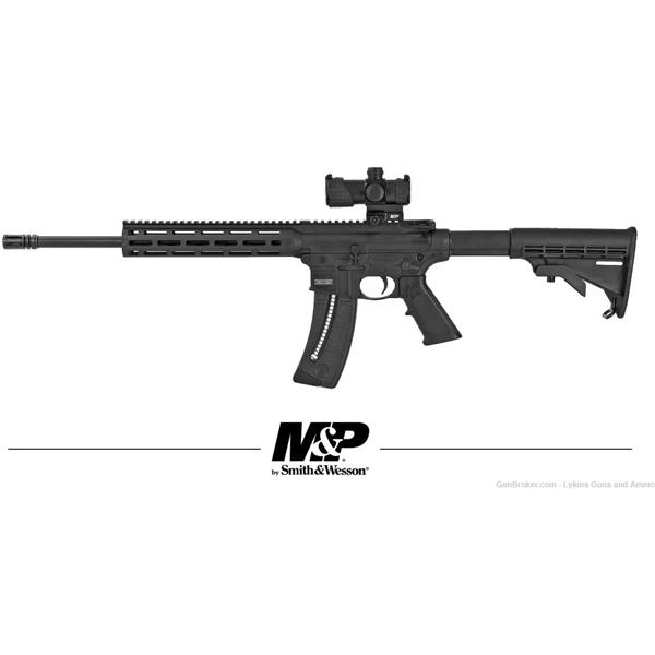 .22 LR 15-22 Sport State Compliant Smith & Wesson / S&W New in box Wessson MP15 22 with red dot CA LEGAL 16 inch " barrel
