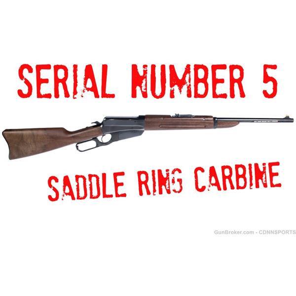 .30-40 Krag Winchester 1895 Serial #5 Saddle Ring Carbine 30-40 KRAG New in Box WIN534134115PC 22 inch " barrel