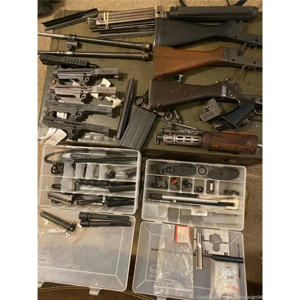 Other Model .308 Win. Century Arms HUGE FN Fal Parts Lot 4 Receivers 2 Barrels Action Wrench Headspace tools! 18 inch " barrel