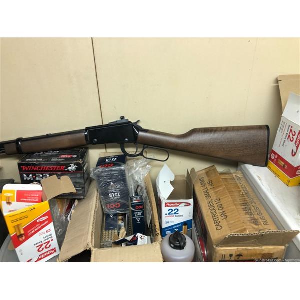 .22 S/L/LR Henry Lever Repeating Arms Rare Frontier 24" 22 rifle with Skinner sight 24 inch " barrel