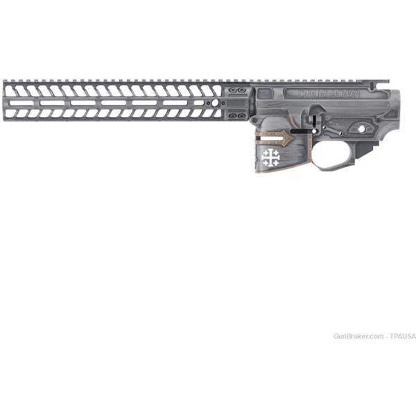 5.56mm NATO (.223 Rem.) Spike's Tactical, Rare Breed Crusader Set with Painted Helmet
