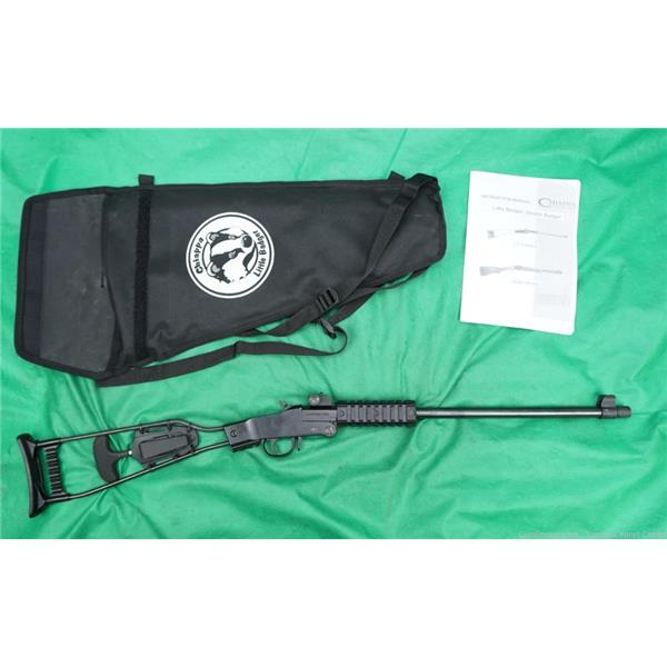 .22 LR Chiappa Firearms Little Badger Folding Rifle w/ Backpack and Cold Steel Push Dagger