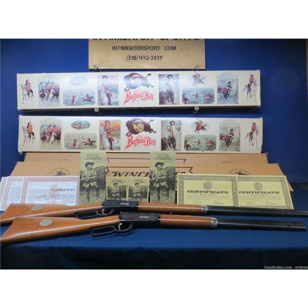 .30-30 Winchester Model 94 Buffalo Bill Rifle & Carbine Set NIB