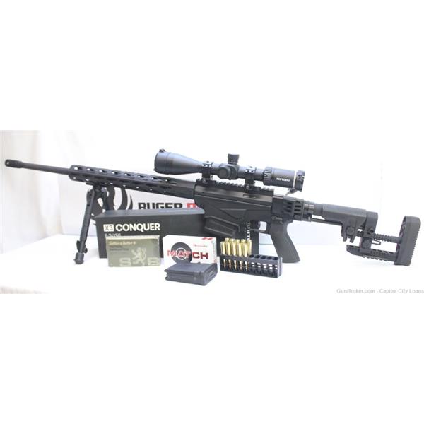 Ruger / Sturm, & Co. Precision Rifle 6.5 CREEDMOOR 2x10RD Mags Riton X3 Conquer and ammo 736676180295 24 inch " barrel