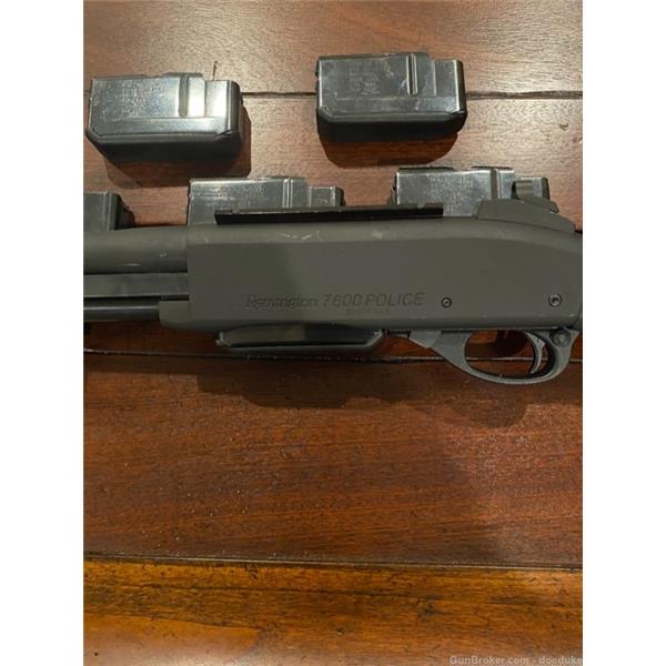 .308 Win. Remington 7600 Police with 6 magazines 18 inch " barrel