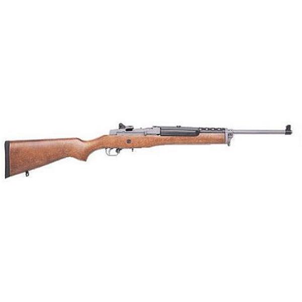 5802 Ruger Mini-14 Ranch Centerfire Rifle .223 Remington Hardwood Stock Stainless Steel Finish 736676058020