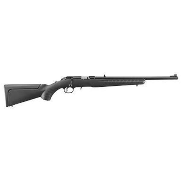22 LR 8303 Ruger American Rimfire Compact Bolt 22LR 18" 10+1 Blued Steel Composite Blk 736676083039