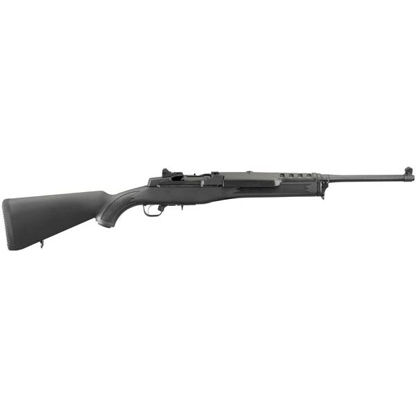 Ruger Mini-14 Ranch SA 223 Remington. 18.5" 5 Black Syn Stk Blue 736676058556