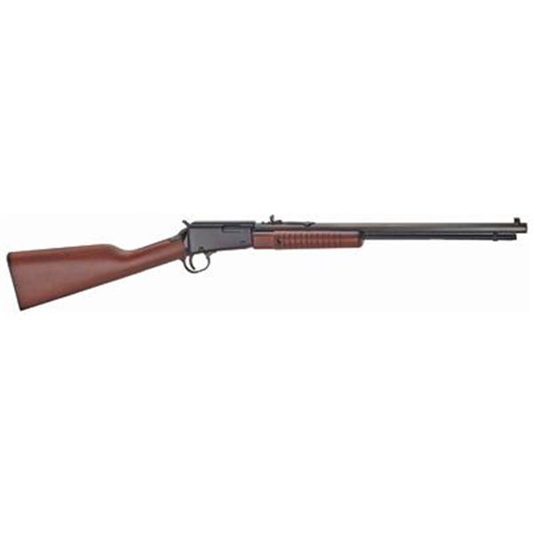 22 WMR H003TM Henry Repeating Arms, Pump Action, 22WMR, 20.5" Octagon Barrel, Blue Finish, Walnut Stock, Adjustable Sights, 12Rd 619835012005