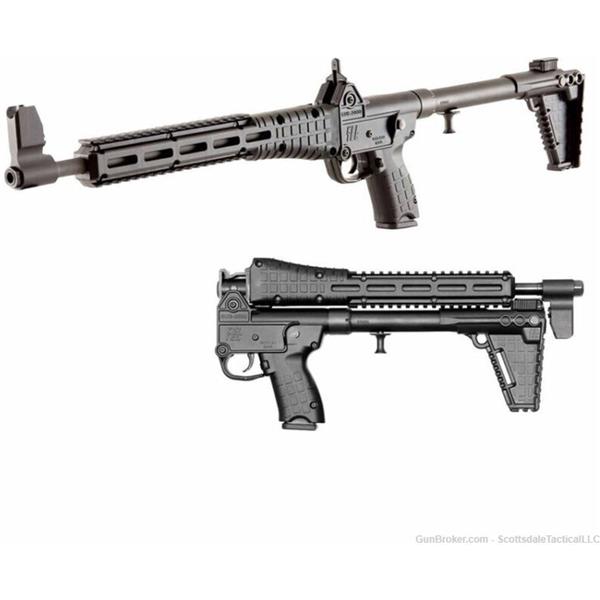 9mm Luger KelTec Kel Tec Sub 2000 Sub2k Sub-2000 16" Barrel Uses Glock 19 Magazines 640832004816 SUB-2K9 GLK