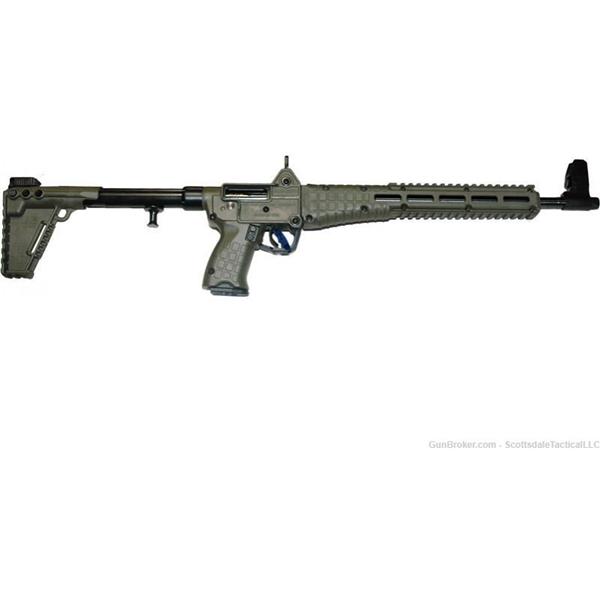 9mm Luger Sub 2000 KelTec Sub-2000 Rifle 16in 17rd Green Glock 17 640832004243 SUB2K9GLK17BGRNHC