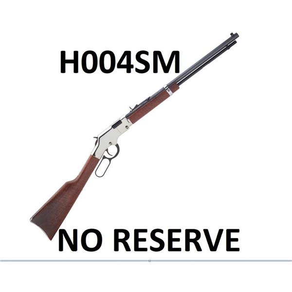 .22 WMR Henry Repeating Arms NEW Lever action Silver Golden Boy .22WMR NO RESERVE $35 Ship 20 inch " barrel H004SM