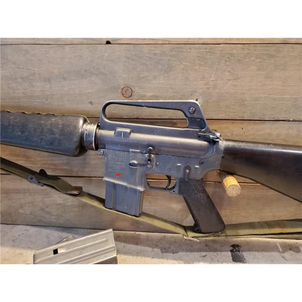 5.56mm NATO (.223 Rem.) 1970 Colt AR-15 M16a1 Super rare. Built in Semi 20 inch " barrel