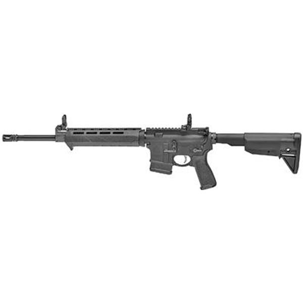 5.56 NATO Springfield, SAINT 5.56, Semi-Automatic, AR, 223 Remington/556NATO, 16" Barrel, 1:8 Twist, Flash Hider Included, Black Finish, BCM Gunfighter Grip and Stock, 1 Mag, 10Rd, Front/Rear Flip Sights, Picatinny Gas Block 706397926427