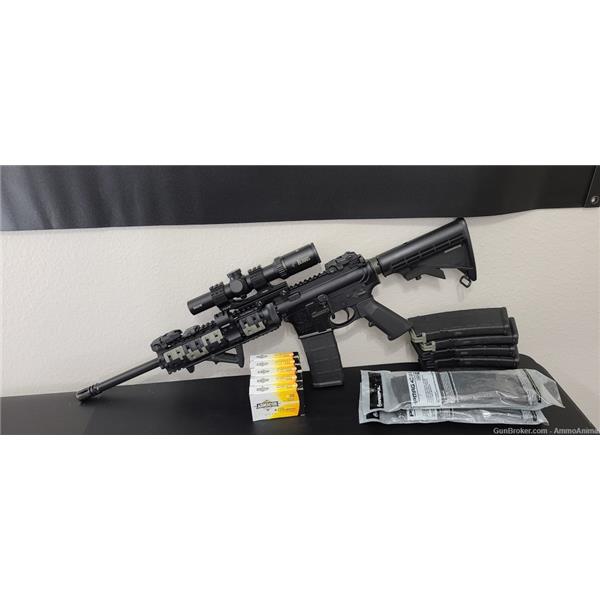 5.56mm NATO (.223 Rem.) M&P 15T Smith & Wesson / S&W and Tactical Edition MAGPUL AR 15 w/10 PMAG Burris MTAC