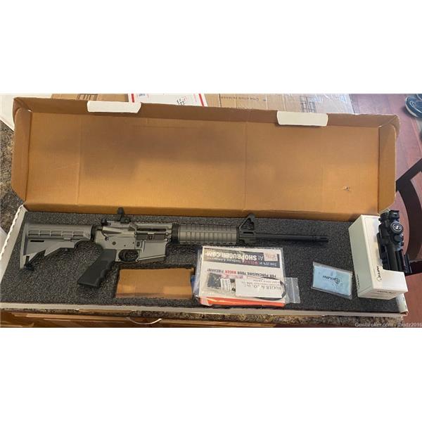 5.56mm NATO (.223 Rem.) AR-556 Ruger / Sturm, & Co. AR 556 Tactical Gray 16 inch " barrel