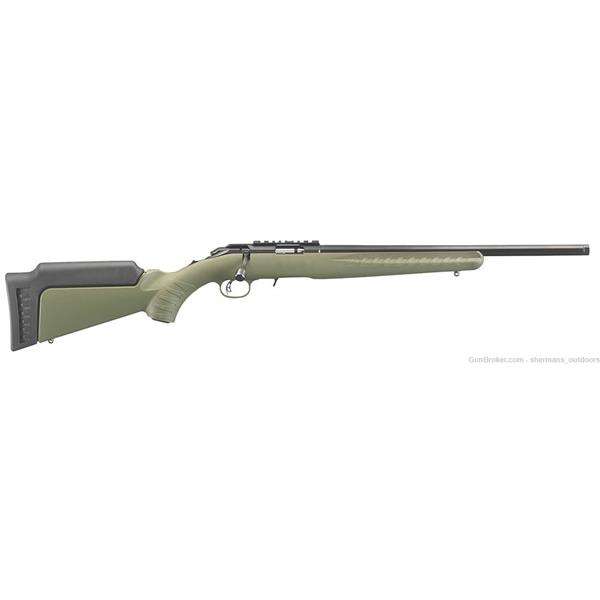 .22 LR Ruger / Sturm, & Co. 8334 American Rimfire 22 10+1 18" OD Green Satin 18 inch " barrel