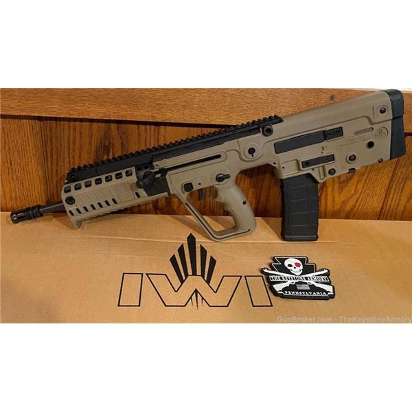 5.56mm NATO (.223 Rem.) IWI - Israel Weapon Industries TAVOR X95 5.56 FDE SEMI AUTO RIFLE NEW IN BOX NO RESERVE 859735005923 XFD16